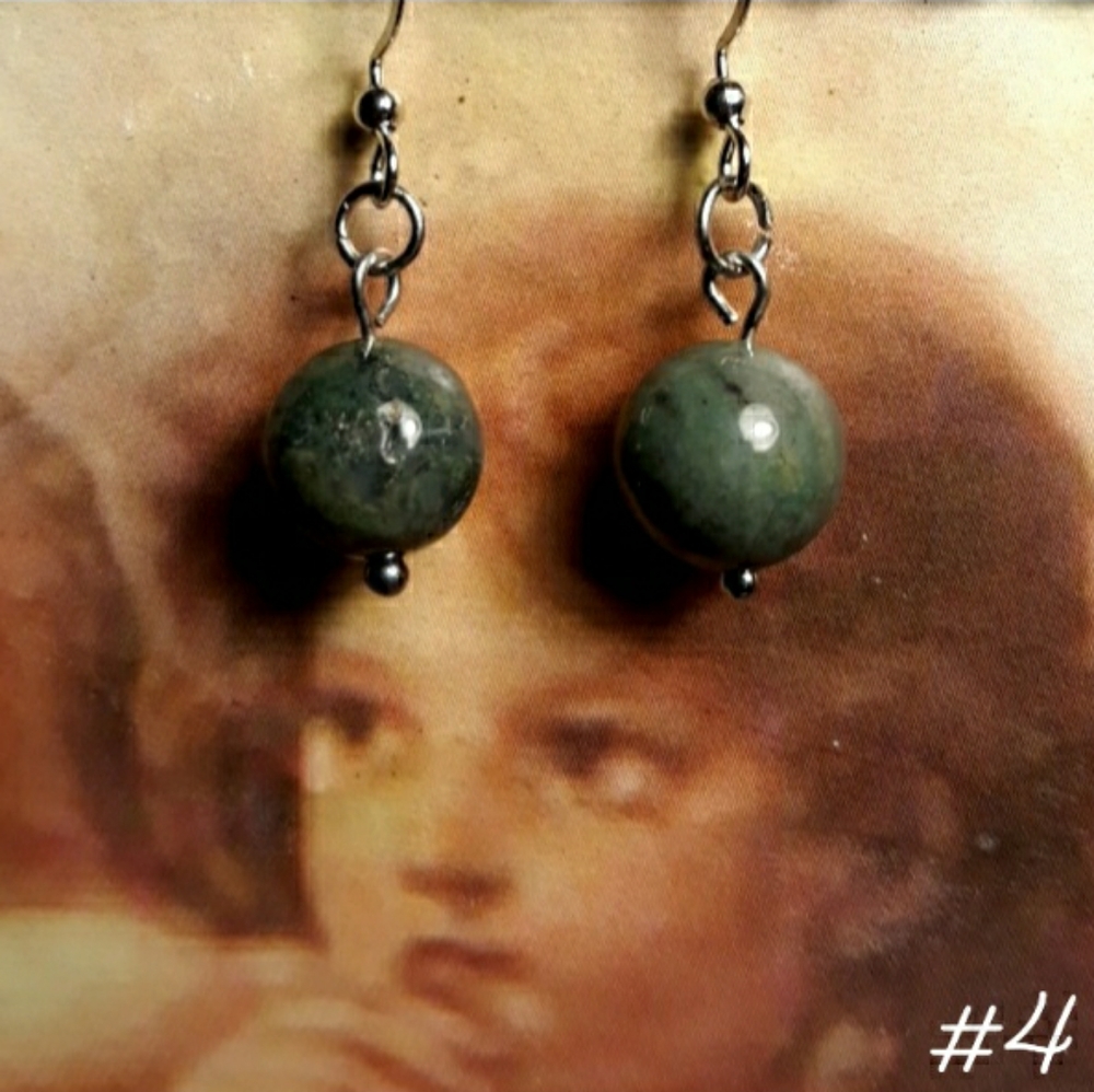 Natural Stone Earrings